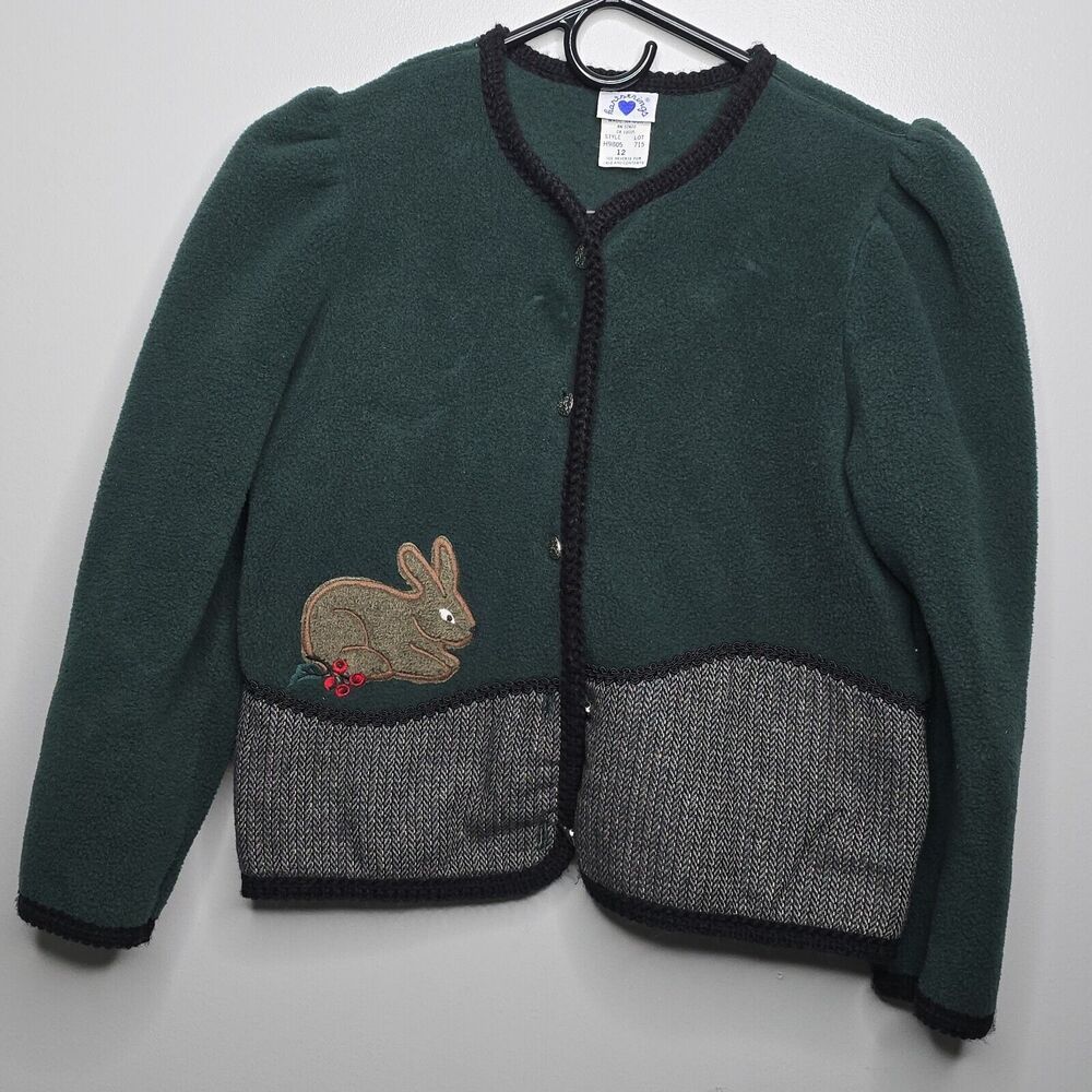 Vintage‎ Hartstrings Sweater Rabbit Size 12